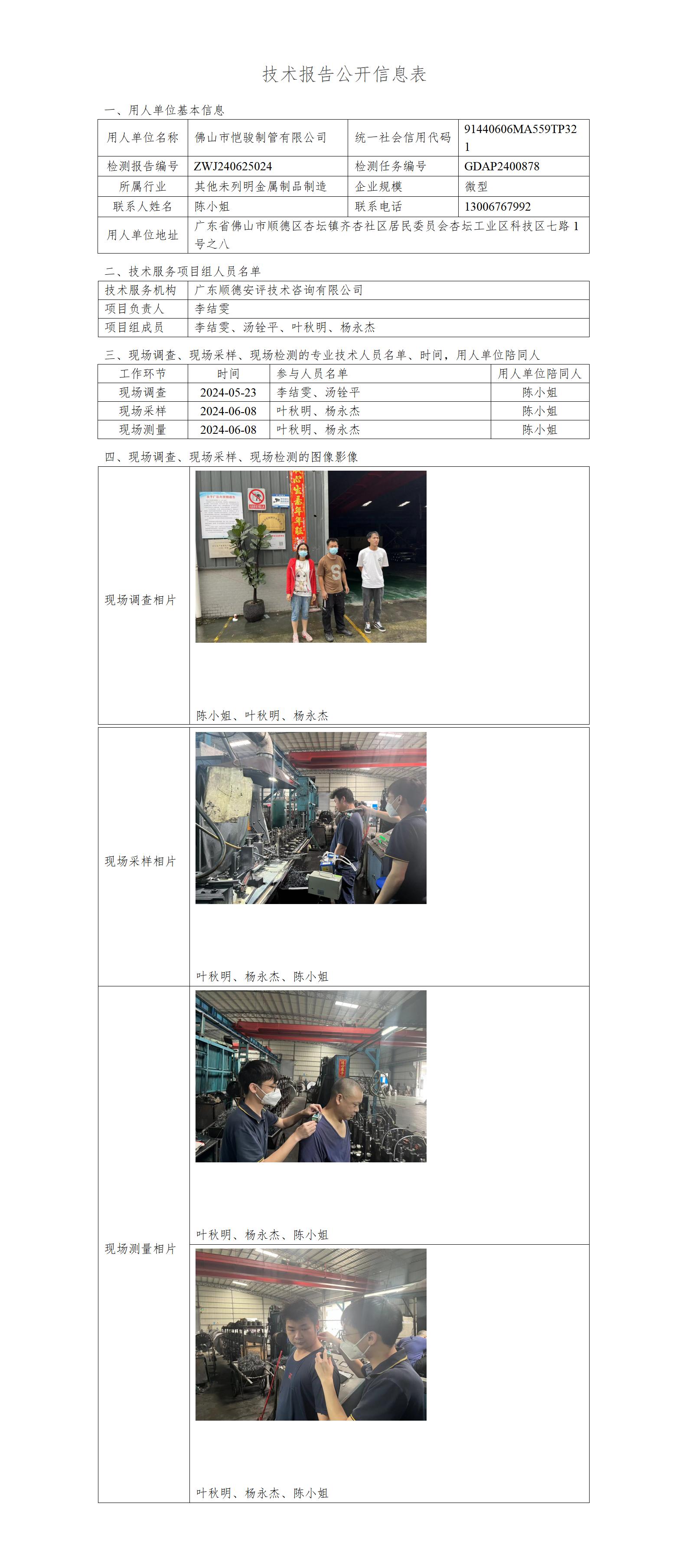 佛山市恺骏制管有限公司-2024-技术报告公开信息表_01.jpg
