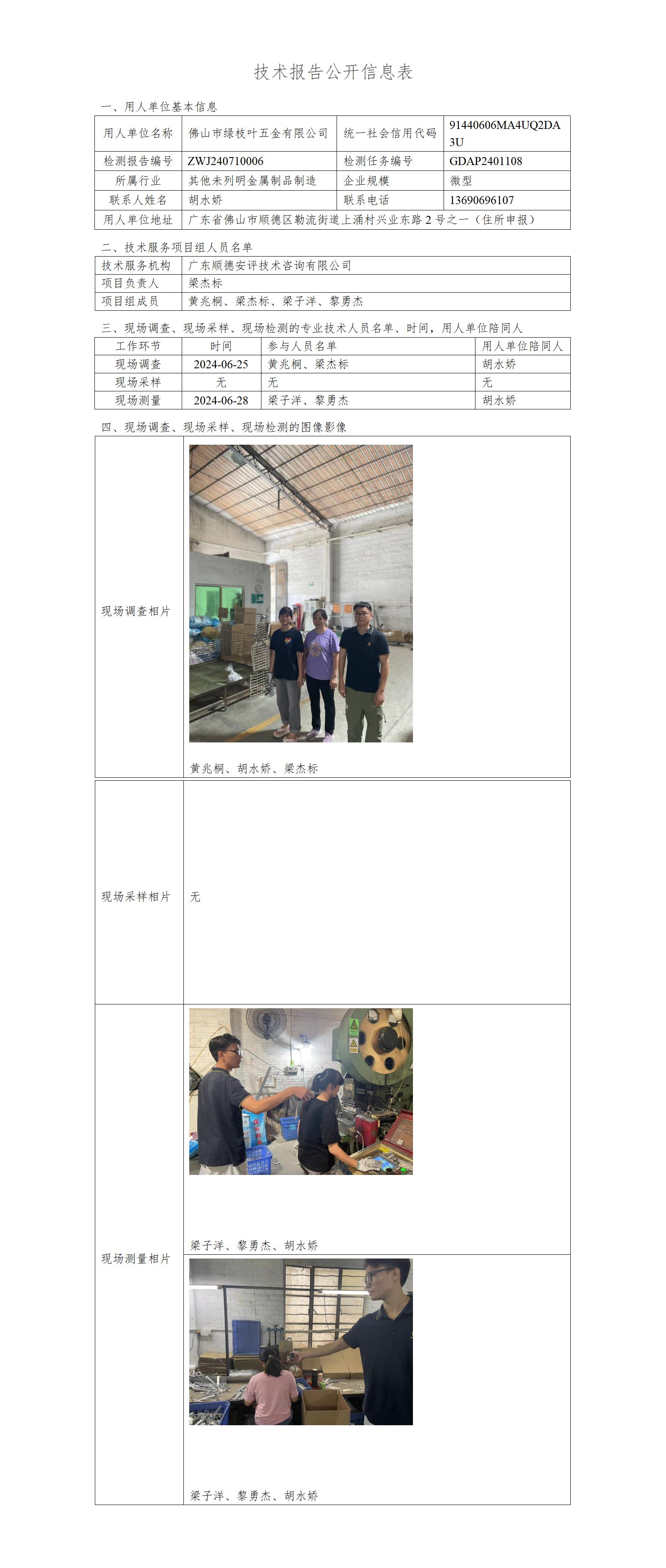 佛山市绿枝叶五金有限公司-2024-技术报告公开信息表_01.jpg