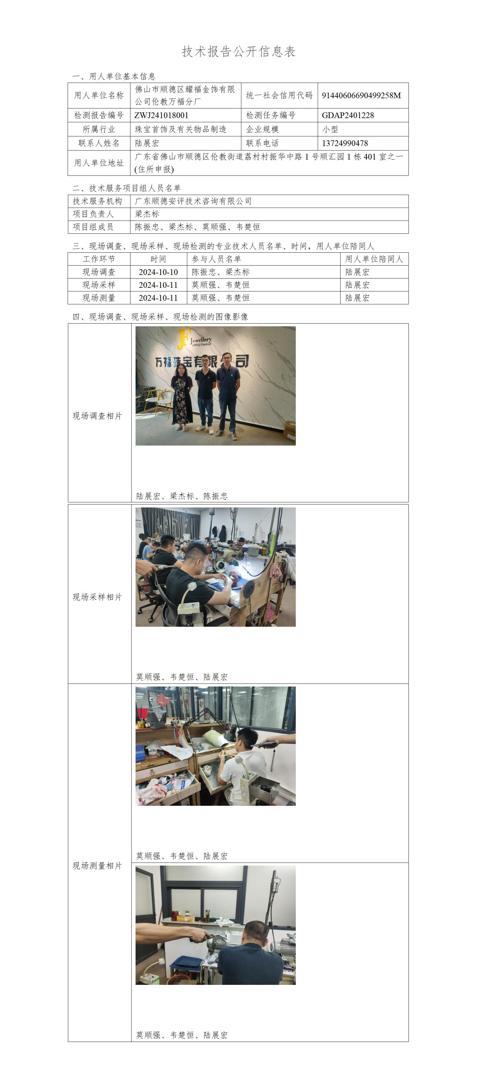 佛山市顺德区耀福金饰有限公司伦教万福分厂-2024-技术报告公开信息表_01.jpg
