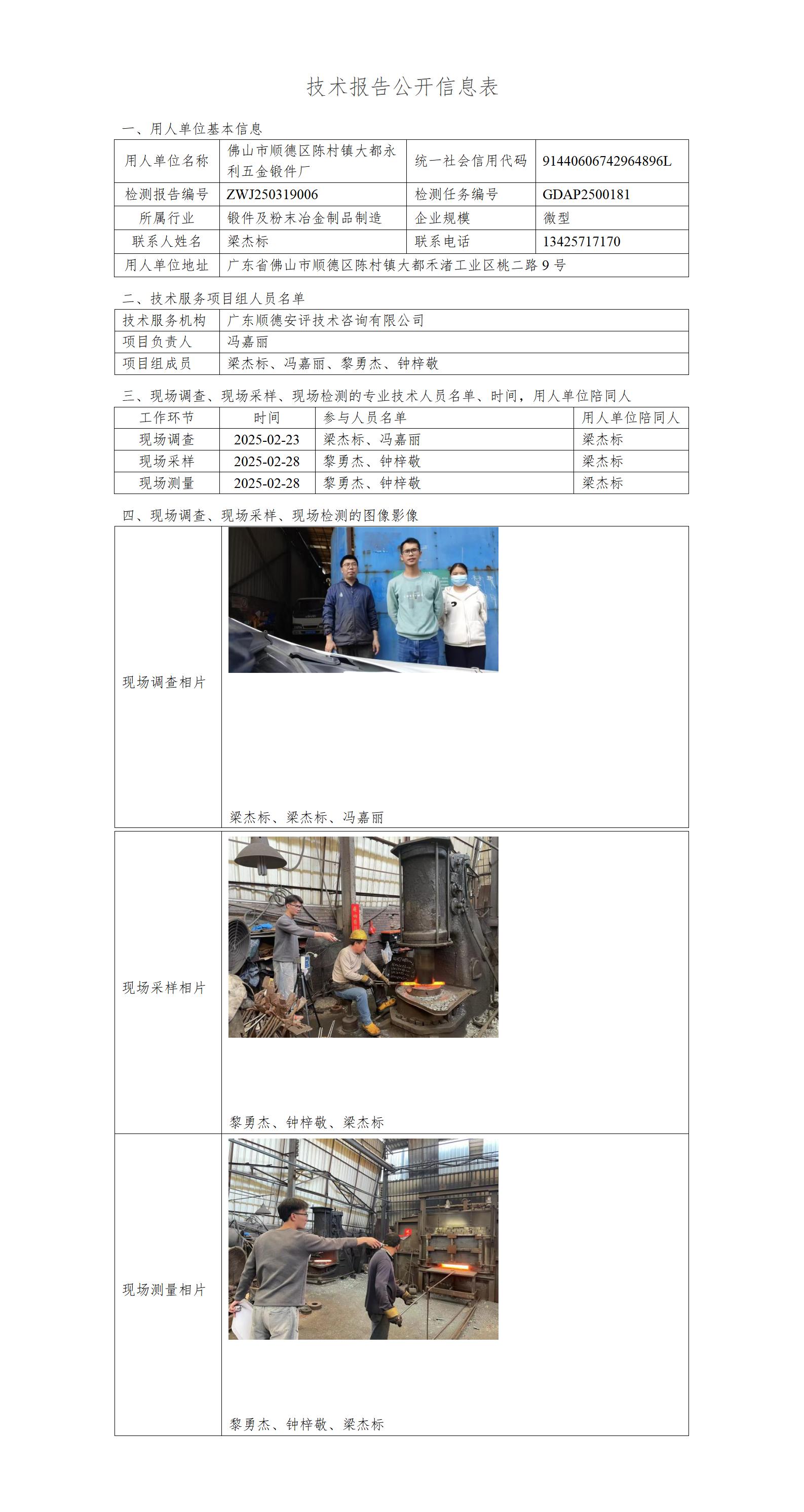 佛山市顺德区陈村镇大都永利五金锻件厂-2025-技术报告公开信息表_01.jpg