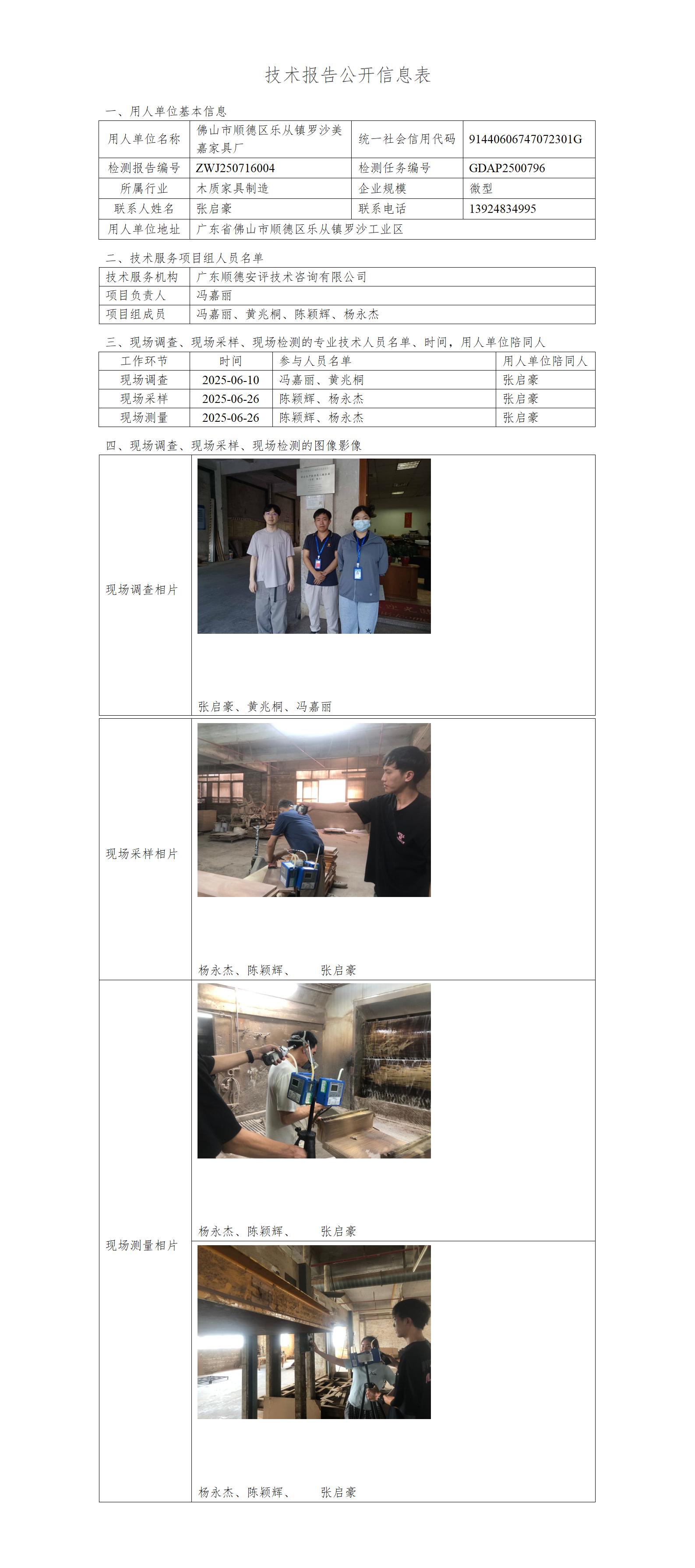 佛山市顺德区乐从镇罗沙美嘉家具厂-2025-技术报告公开信息表_01.jpg